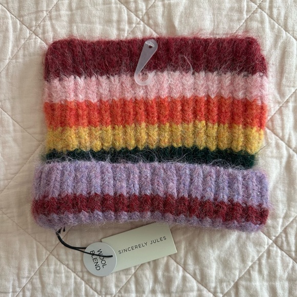 Sincerely Jules Multicolor Striped Knit Hat - Picture 2 of 2